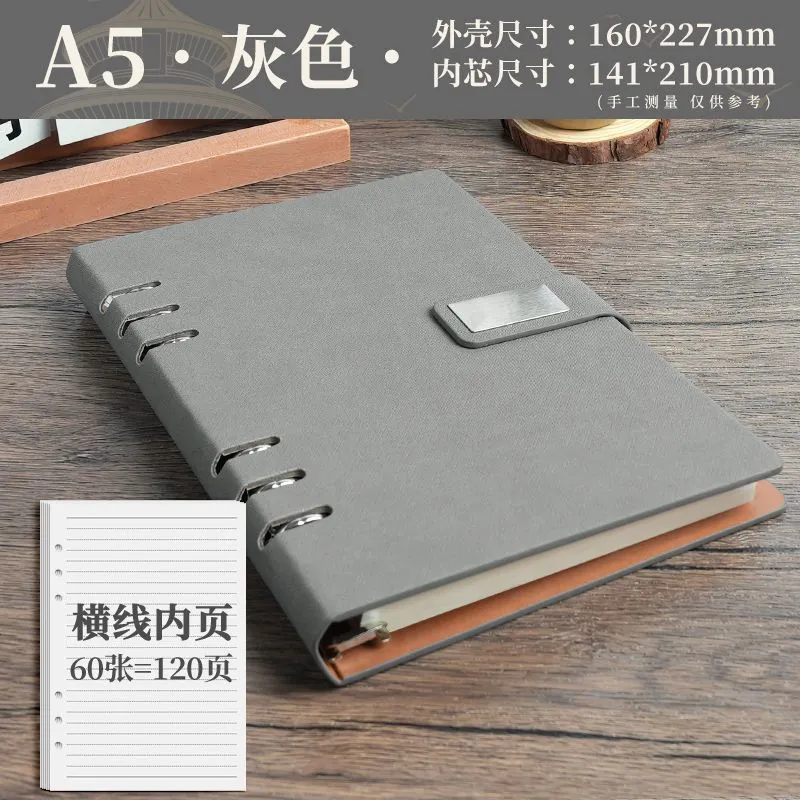 ໂນ໊ດບຸ໊ກ Loose Leaf Planner ທີ່ສາມາດເຕີມເງິນໄດ້